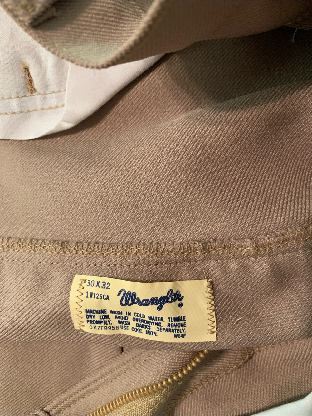 Wrangler Tan Khaki Pants